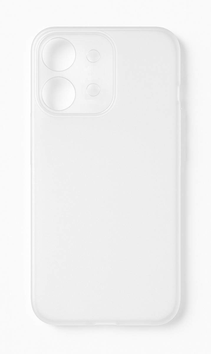 Levně Kryt TopQ Xiaomi Redmi 15C Frozen průhledný bílý 144084 (pouzdro neboli obal na mobil Xiaomi Redmi 15C)