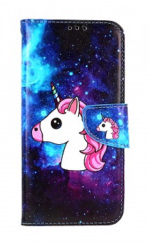 Knížkové pouzdro na Samsung A34 Space Unicorn