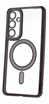 Zadní kryt Bling Magsafe pro Samsung Galaxy A35 5G černý