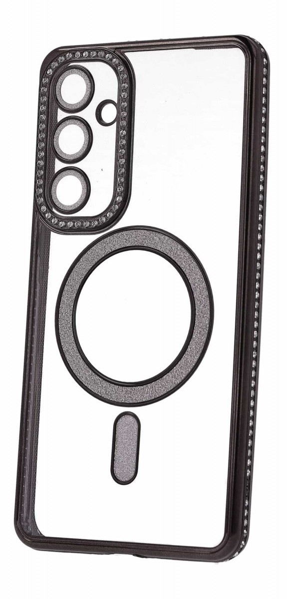 Zadní kryt Bling Magsafe pro Samsung Galaxy A35 5G černý