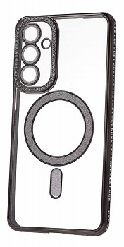 Zadní kryt Bling Magsafe pro Samsung Galaxy A16 5G černý