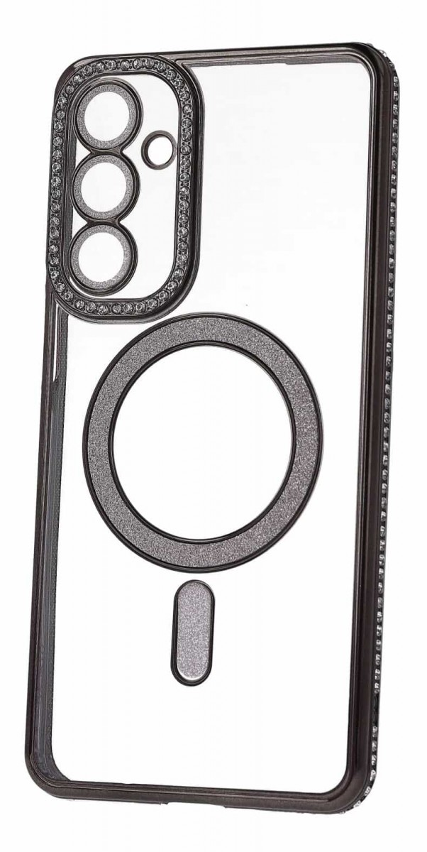 Zadní kryt Bling Magsafe pro Samsung Galaxy A16 5G černý