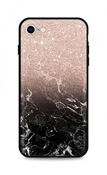 Zadní pevný kryt LUXURY na iPhone SE 2022 Sparkling Marble
