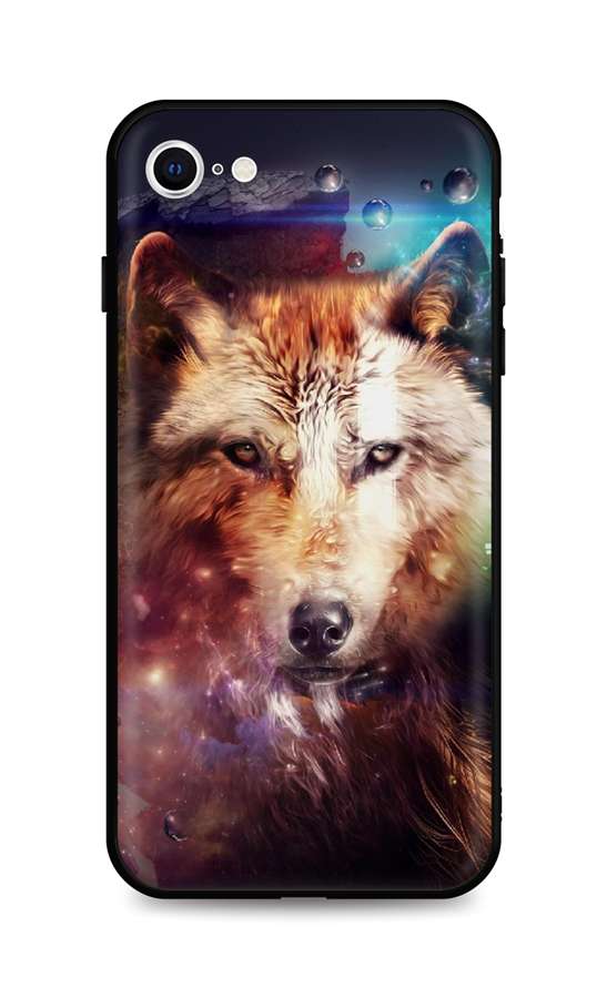 Zadní pevný kryt LUXURY na iPhone SE 2022 Wolf