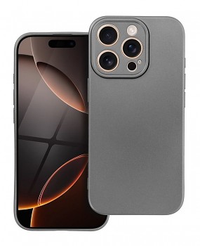 Zadní kryt Metallic na iPhone 16 Pro šedý