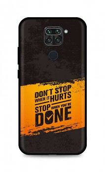 Zadní silikonový kryt DARK na Xiaomi Redmi Note 9 Don´t Stop