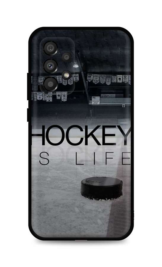 Zadní silikonový kryt DARK na Samsung A33 5G Hockey Is Life