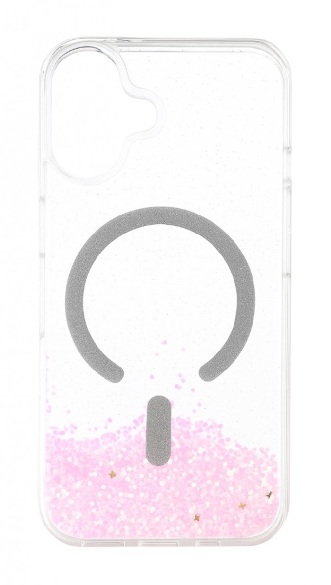 Levně Zadní kryt Tel Protect Moonlite Magsafe pro iPhone 17 pink clear