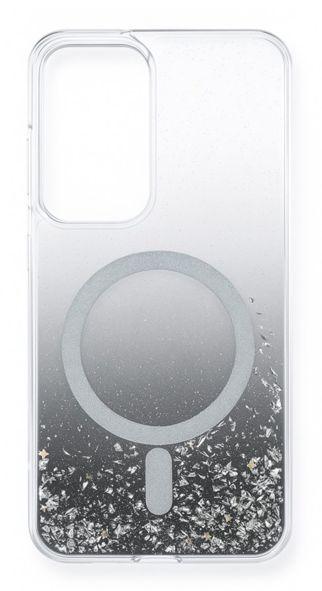 Zadní kryt Tel Protect Moonlite Magsafe pro Samsung Galaxy S25 FE black clear