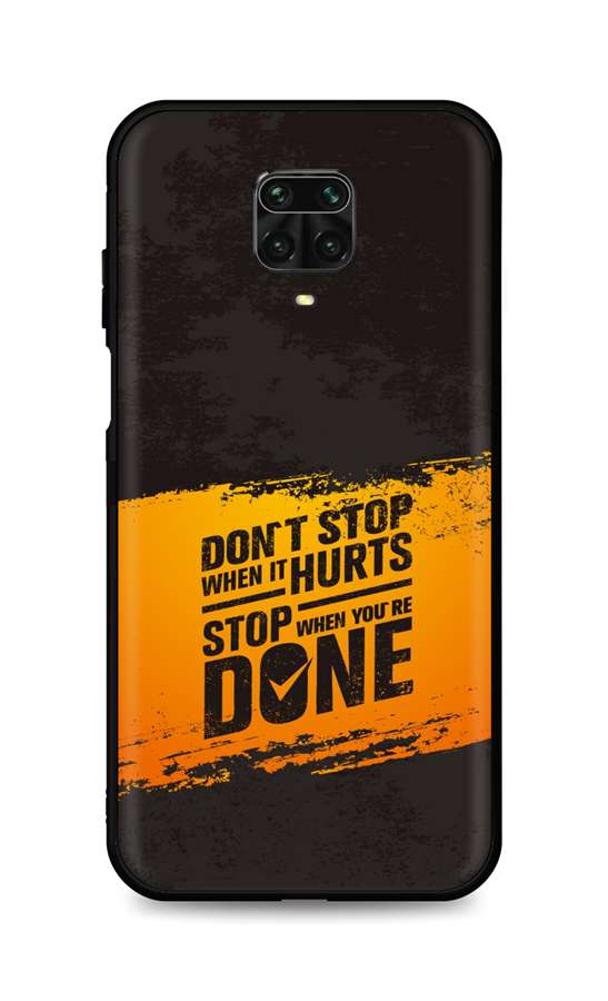 Levně Kryt TopQ Xiaomi Redmi Note 9 Pro silikon Don´t Stop 54162 (pouzdro neboli obal na mobil Xiaomi Redmi Note 9 Pro)