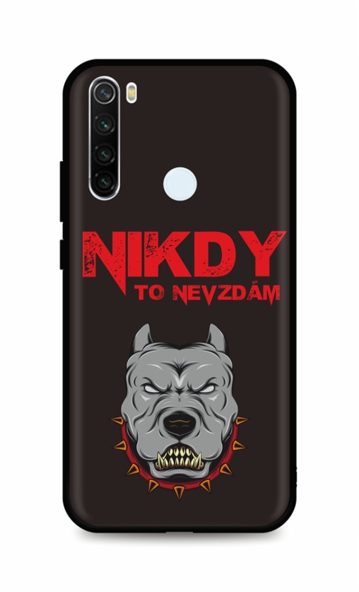 Zadní silikonový kryt DARK na Xiaomi Redmi Note 8T Nikdy to nevzdám