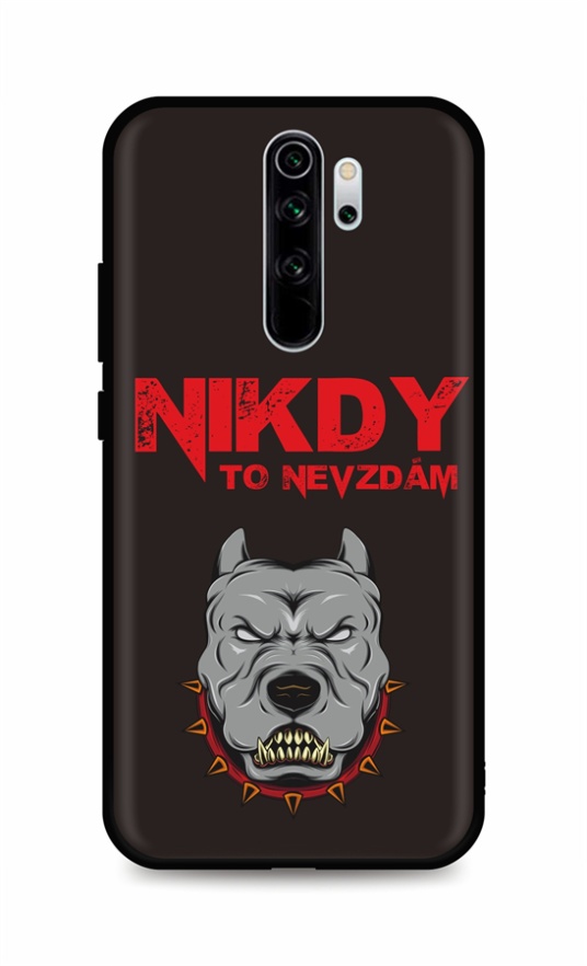 Zadní silikonový kryt DARK na Xiaomi Redmi Note 8 Pro Nikdy to nevzdám