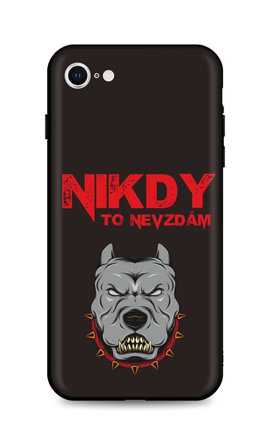 Levně Kryt TopQ iPhone SE 2022 silikon Nikdy to nevzdám 74181 (pouzdro neboli obal na mobil iPhone SE 2022)