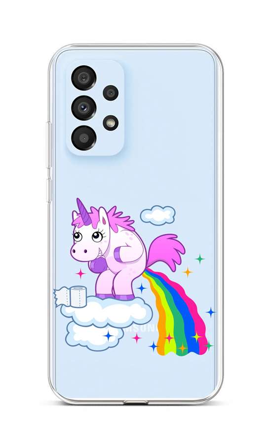 Zadní silikonový kryt na Samsung A33 5G Rainbow Disaster