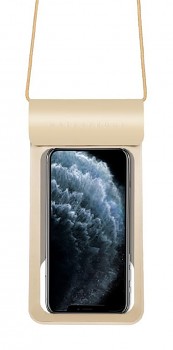 Univerzální vodotěsné pouzdro na mobil Metallic M zlaté