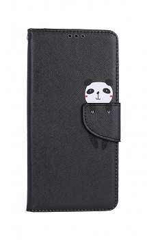Knížkové pouzdro na Xiaomi Redmi 9A černé s pandou