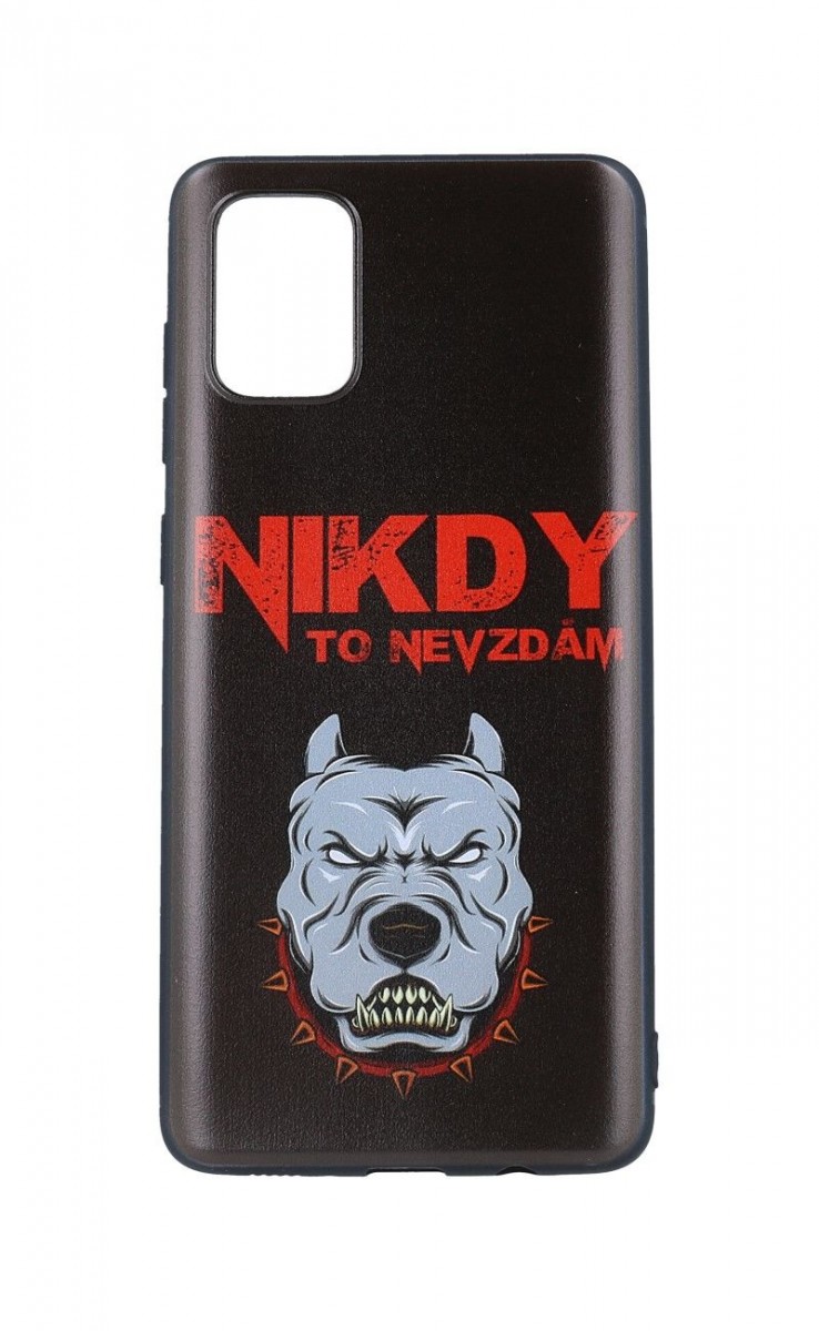 Zadní silikonový kryt DARK na Samsung A71 Nikdy to nevzdám