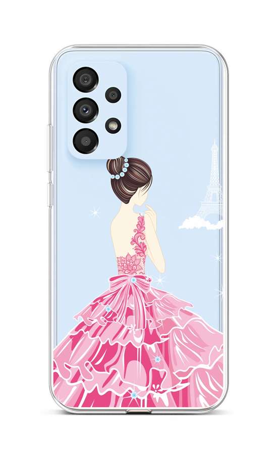 Zadní silikonový kryt na Samsung A33 5G Pink Princess