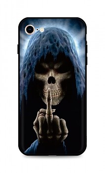 Zadní silikonový kryt DARK na iPhone SE 2022 Fuck Off