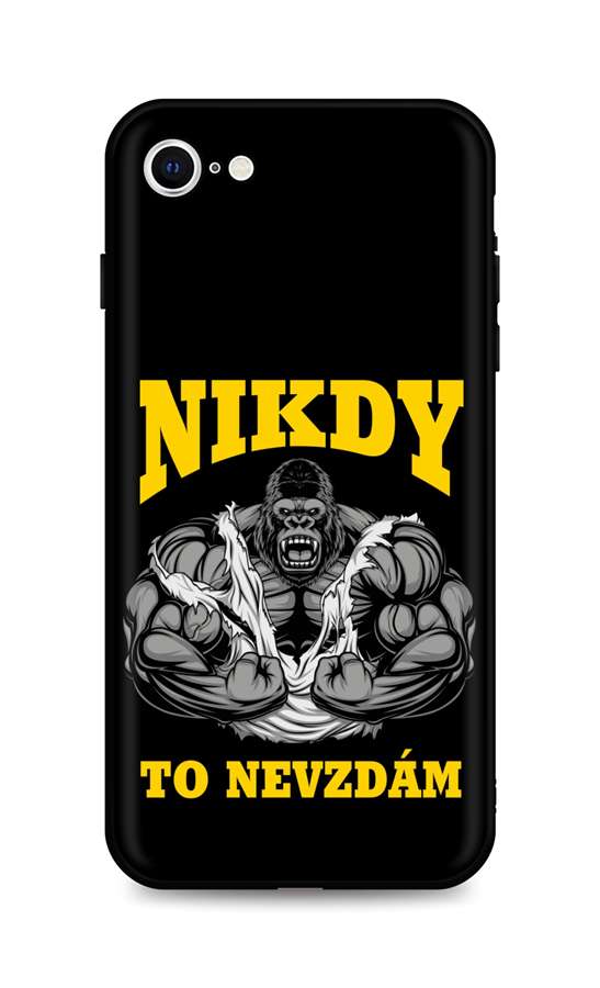 Zadní silikonový kryt DARK na iPhone SE 2020 Gorila