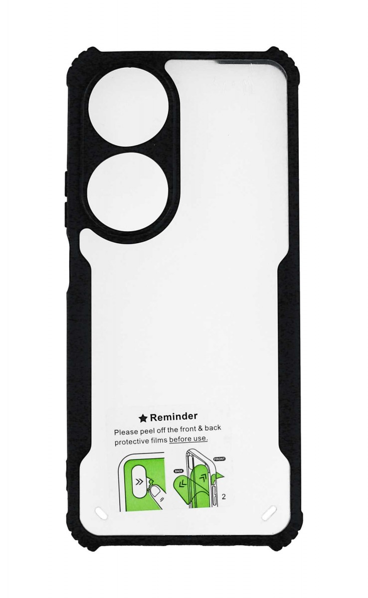 Zadní kryt Anti-Drop na Honor X7b s černým rámečkem