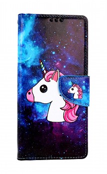 Knížkové pouzdro na Samsung A14 5G Space Unicorn