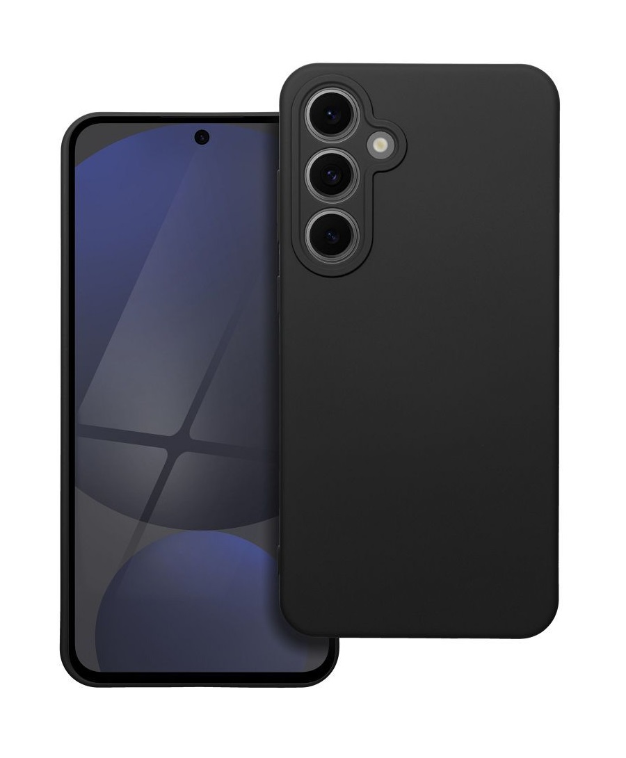 Levně Kryt TopQ Essential Samsung S25 Plus černý 134247 (pouzdro neboli obal na mobil Samsung S25 Plus)