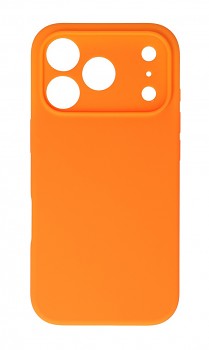 Zadní kryt Silicone Lite pro iPhone 17 Pro Max oranžový