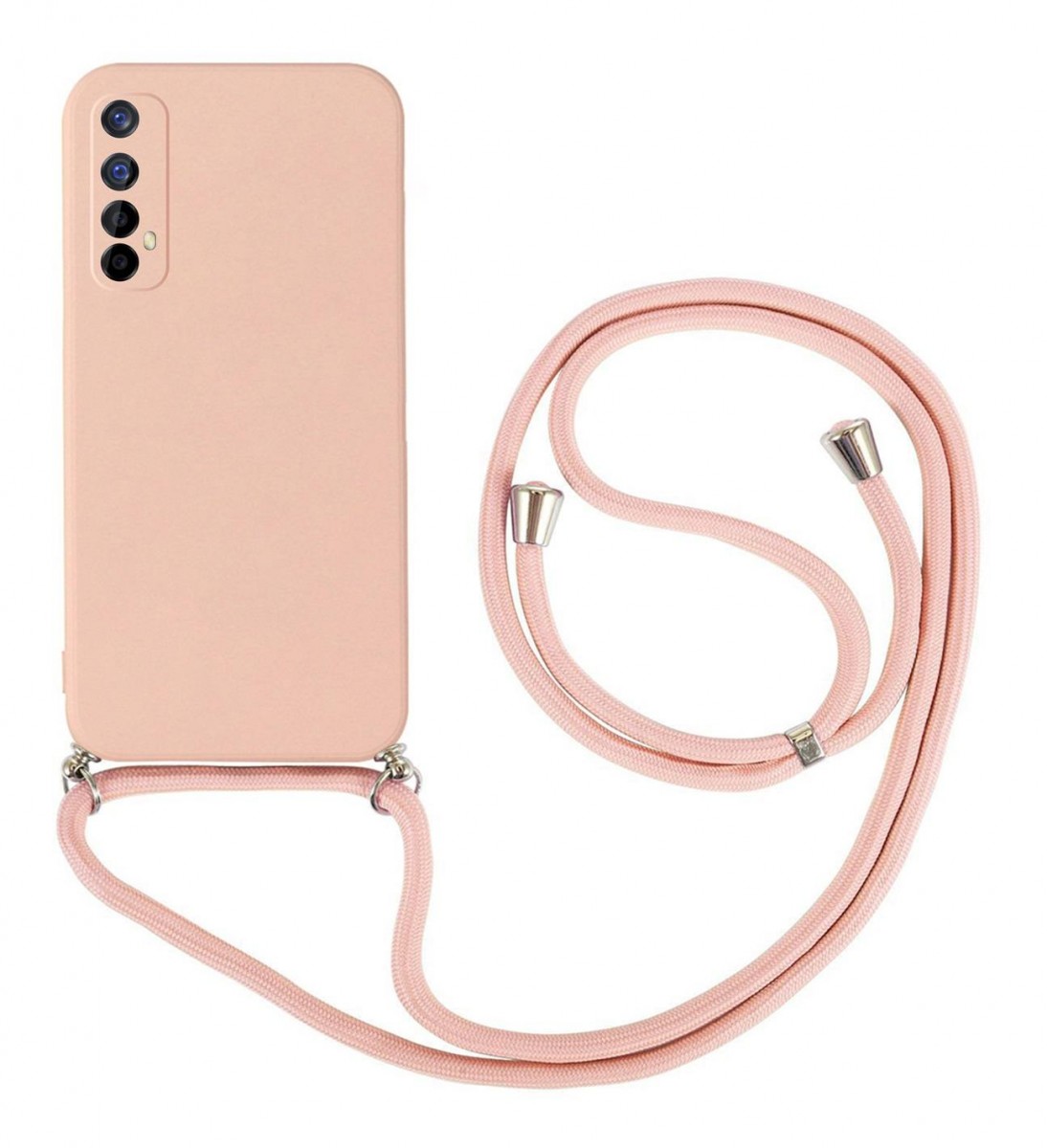 Zadní kryt na Realme 7 růžový se šňůrkou