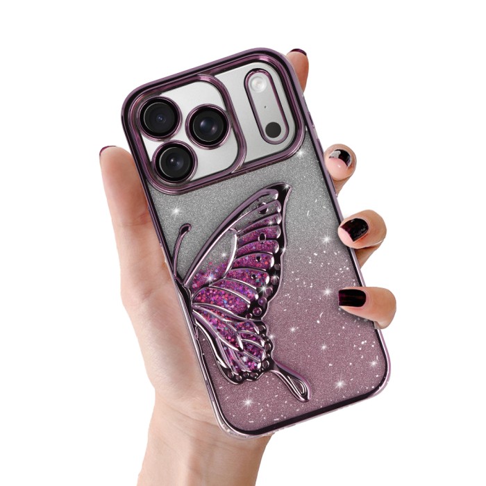 Levně Zadní kryt Tel Protect Butterfly Water pro iPhone 17 Pro Max pink