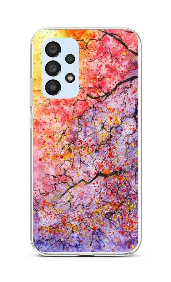 Zadní silikonový kryt na Samsung A33 5G Abstract Tree