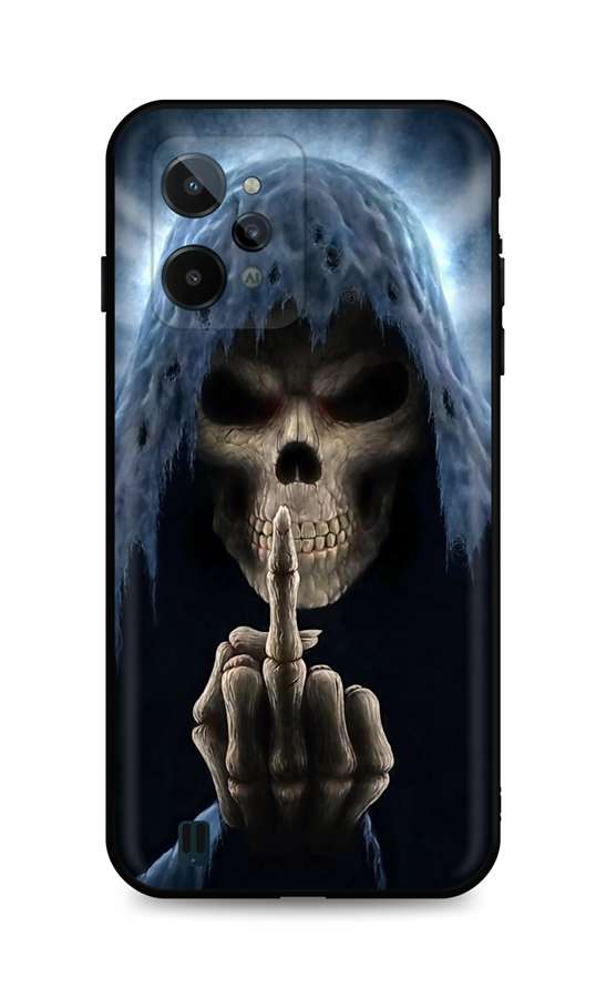 Levně Kryt TopQ Realme C31 silikon Fuck Off 74271 (pouzdro neboli obal na mobil Realme C31)