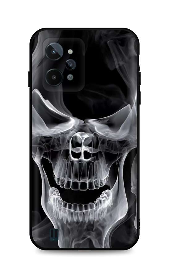 Zadní silikonový kryt DARK na Realme C31 Deadly Smoke