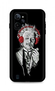 Zadní silikonový kryt DARK na Realme C31 Albert Einstein