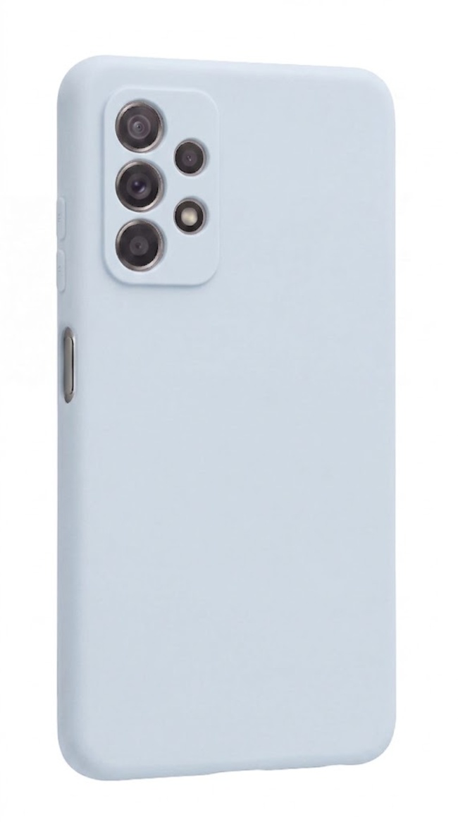 Levně Zadní kryt Silicone Lite pro Samsung Galaxy A52/A52S nebesky modrý