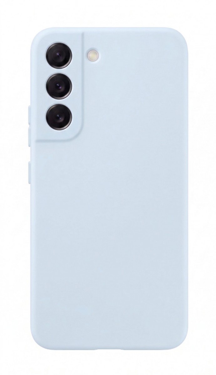 Levně Zadní kryt Silicone Lite pro Samsung Galaxy S22 nebesky modrý
