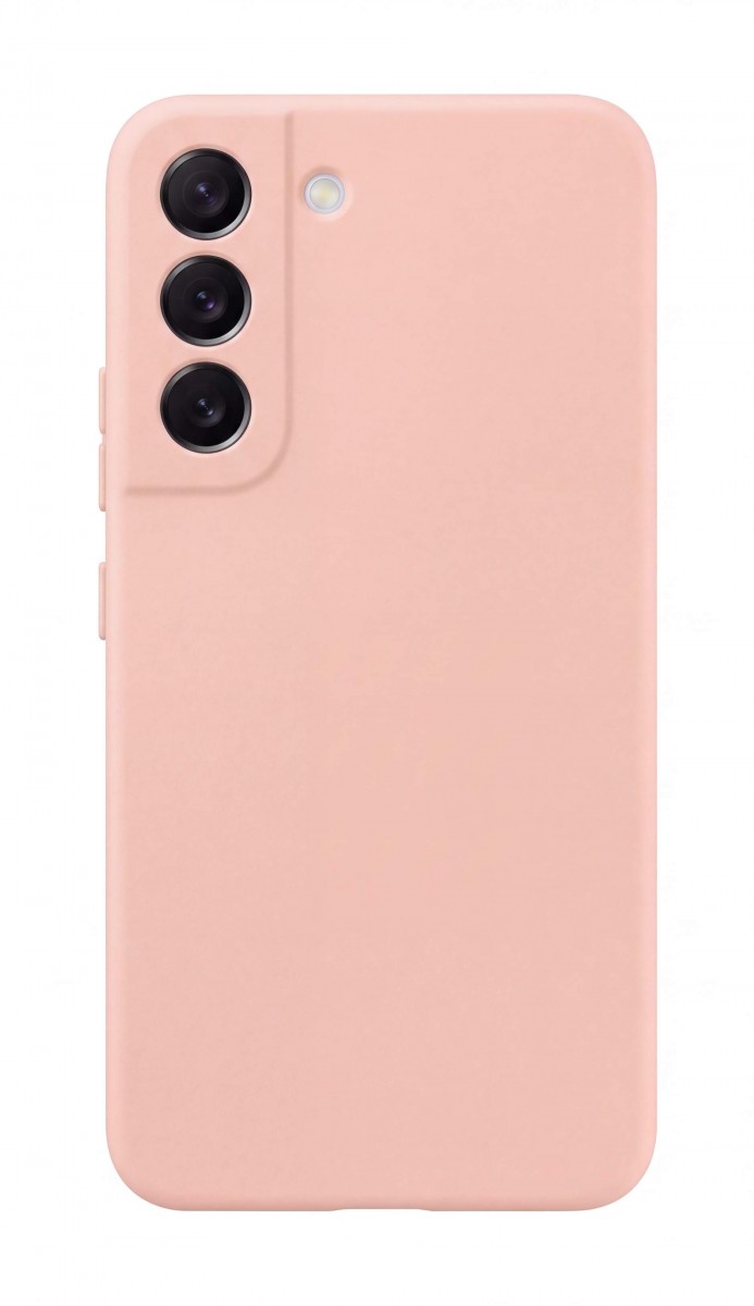Levně Zadní kryt Silicone Lite pro Samsung Galaxy S22 pudrově růžový