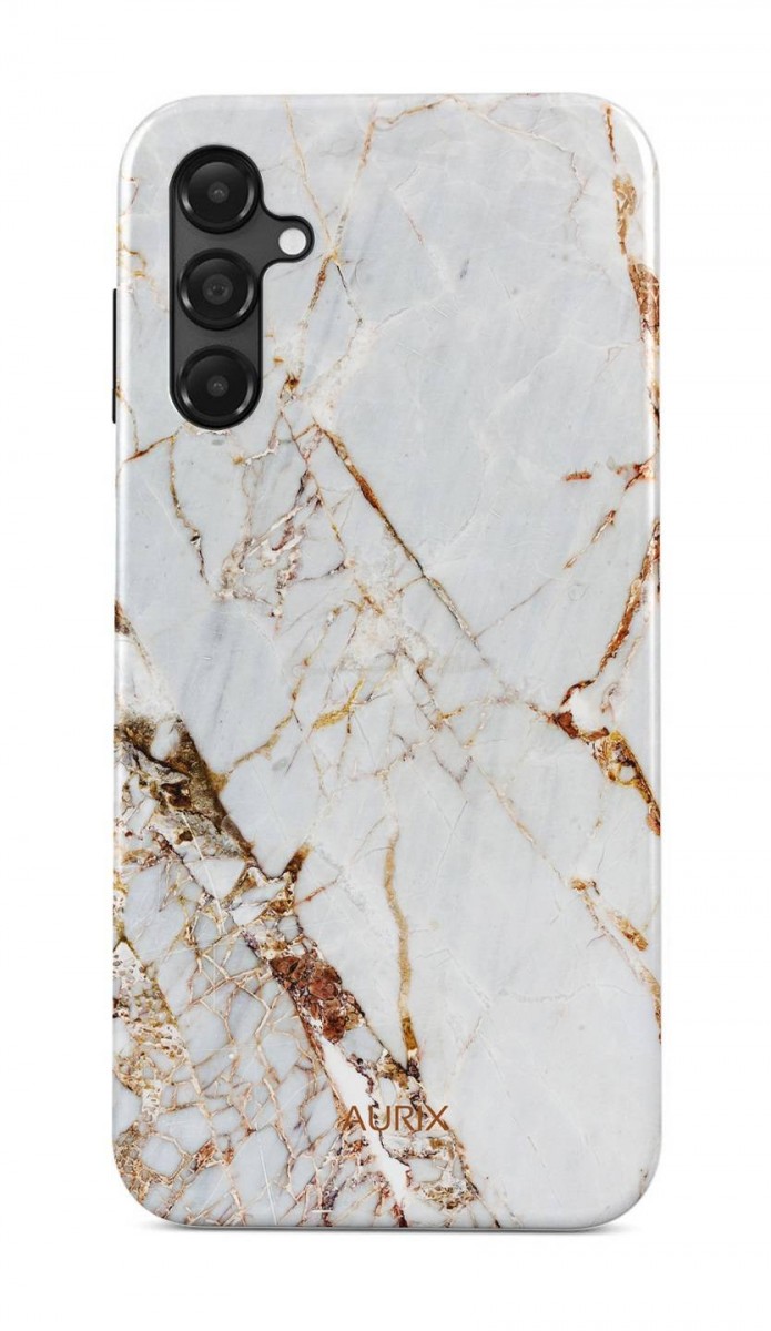 Levně Kryt AURIX Samsung A15 pevný Antique Marble 134291 (pouzdro neboli obal na mobil Samsung A15)