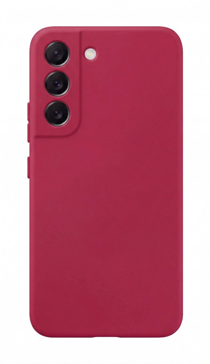 Levně Zadní kryt Silicone Lite pro Samsung Galaxy S22 malinový