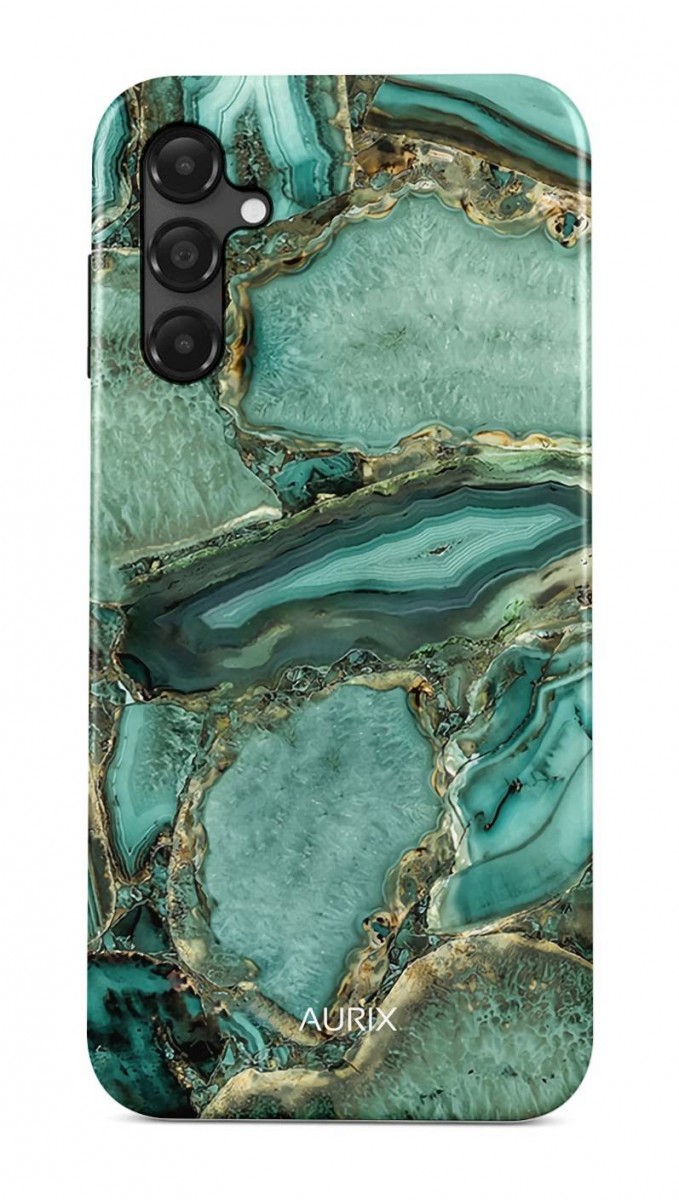 Levně Kryt AURIX Samsung A15 pevný Emerald Glow 134293 (pouzdro neboli obal na mobil Samsung A15)