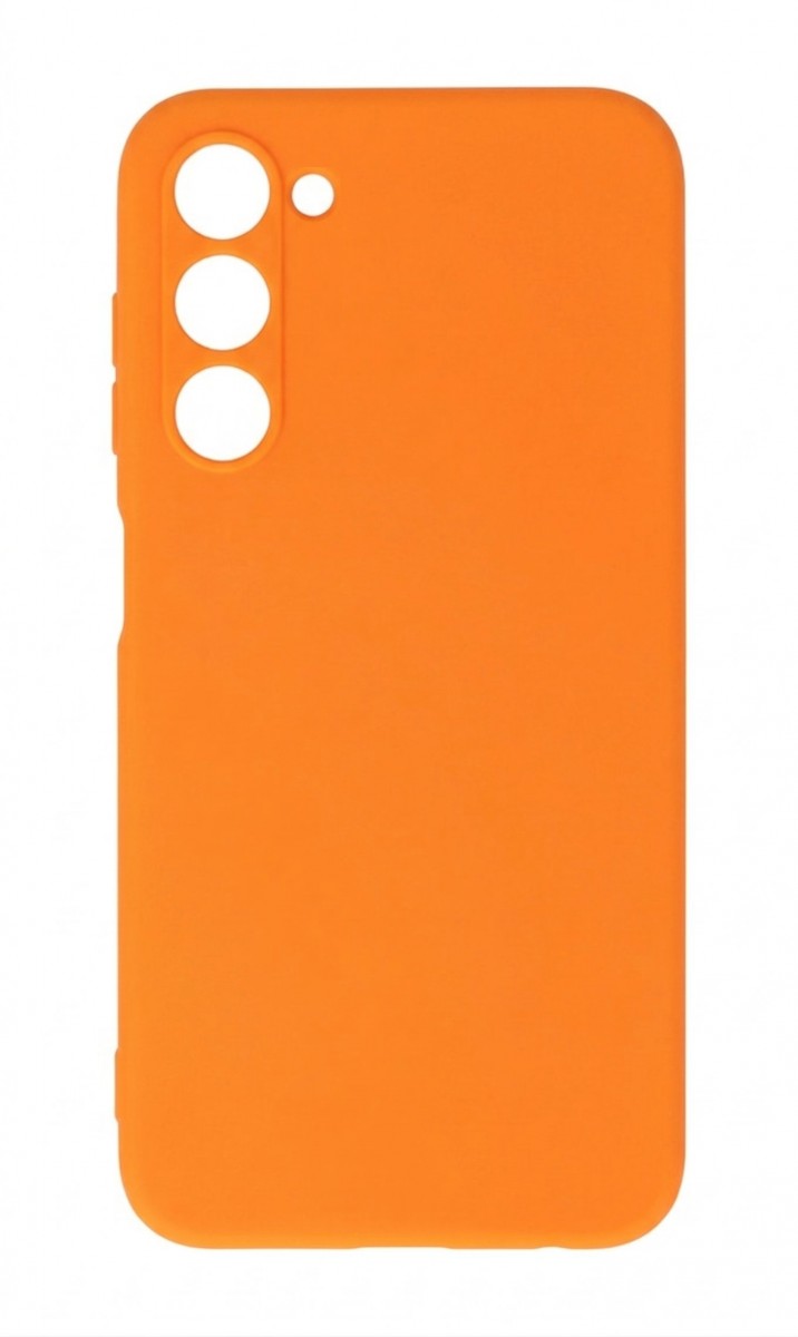 Levně Zadní kryt Silicone Lite pro Samsung Galaxy S23 oranžový