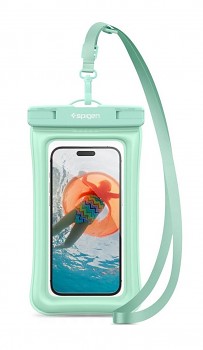 Vodotěsné pouzdro na mobil Spigen A610 mentolové