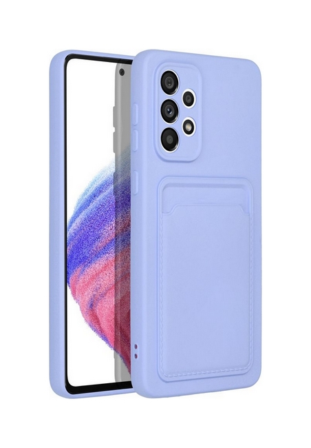 Zadní kryt Card Case na Samsung A53 5G fialový