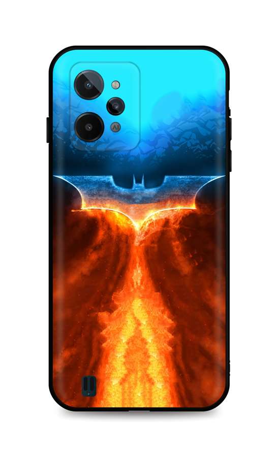 Levně Kryt TopQ Realme C31 silikon Fiery Batman 74309 (pouzdro neboli obal na mobil Realme C31)