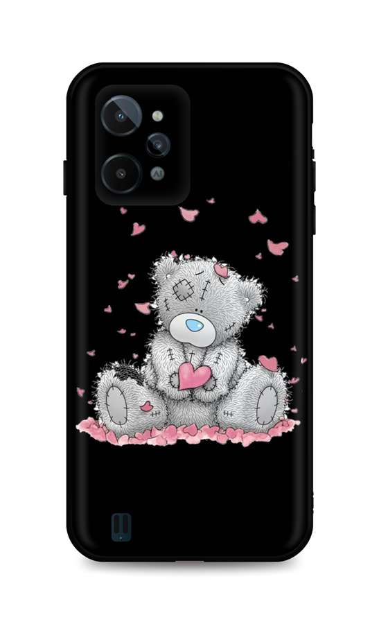 Zadní silikonový kryt DARK na Realme C31 Lovely Teddy Bear