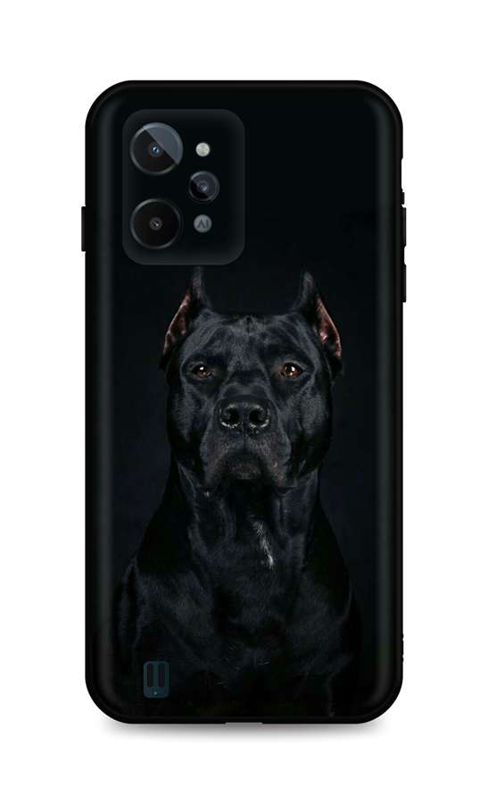 Levně Kryt TopQ Realme C31 silikon Dark Pitbull 74318 (pouzdro neboli obal na mobil Realme C31)