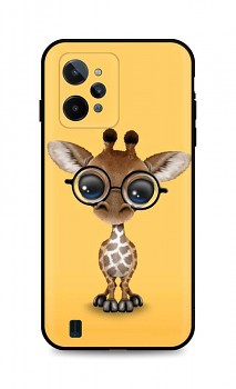 Zadní silikonový kryt DARK na Realme C31 Cute Giraffe