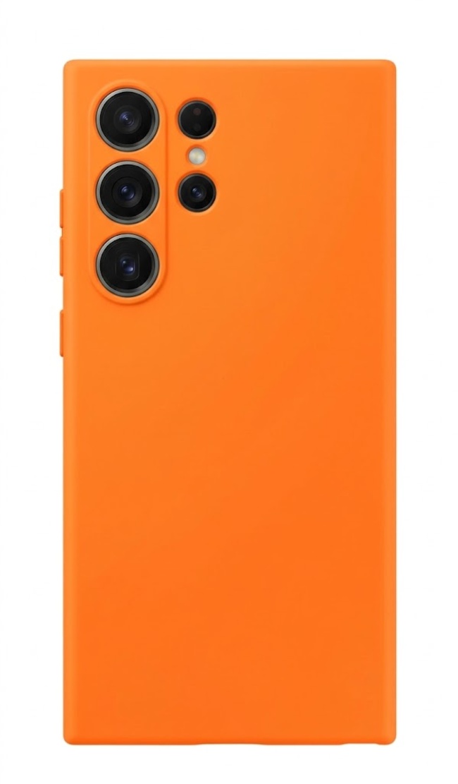 Zadní kryt Silicone Lite pro Samsung Galaxy S26 Ultra oranžový