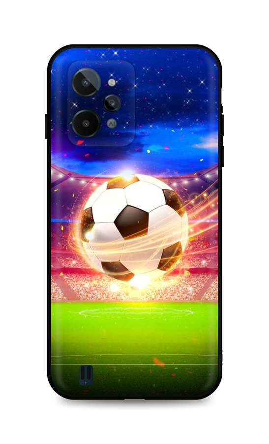 Zadní silikonový kryt DARK na Realme C31 Football Dream