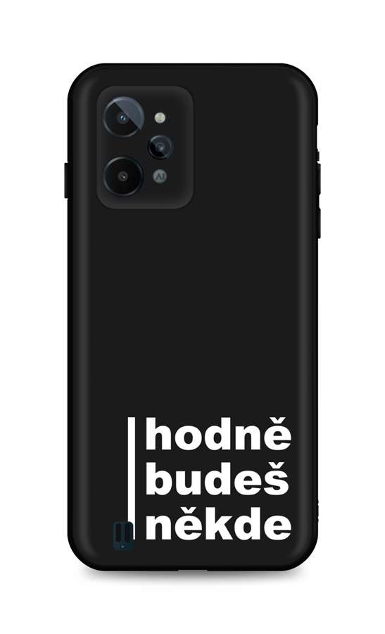 Zadní silikonový kryt DARK na Realme C31 Hodně budeš někde
